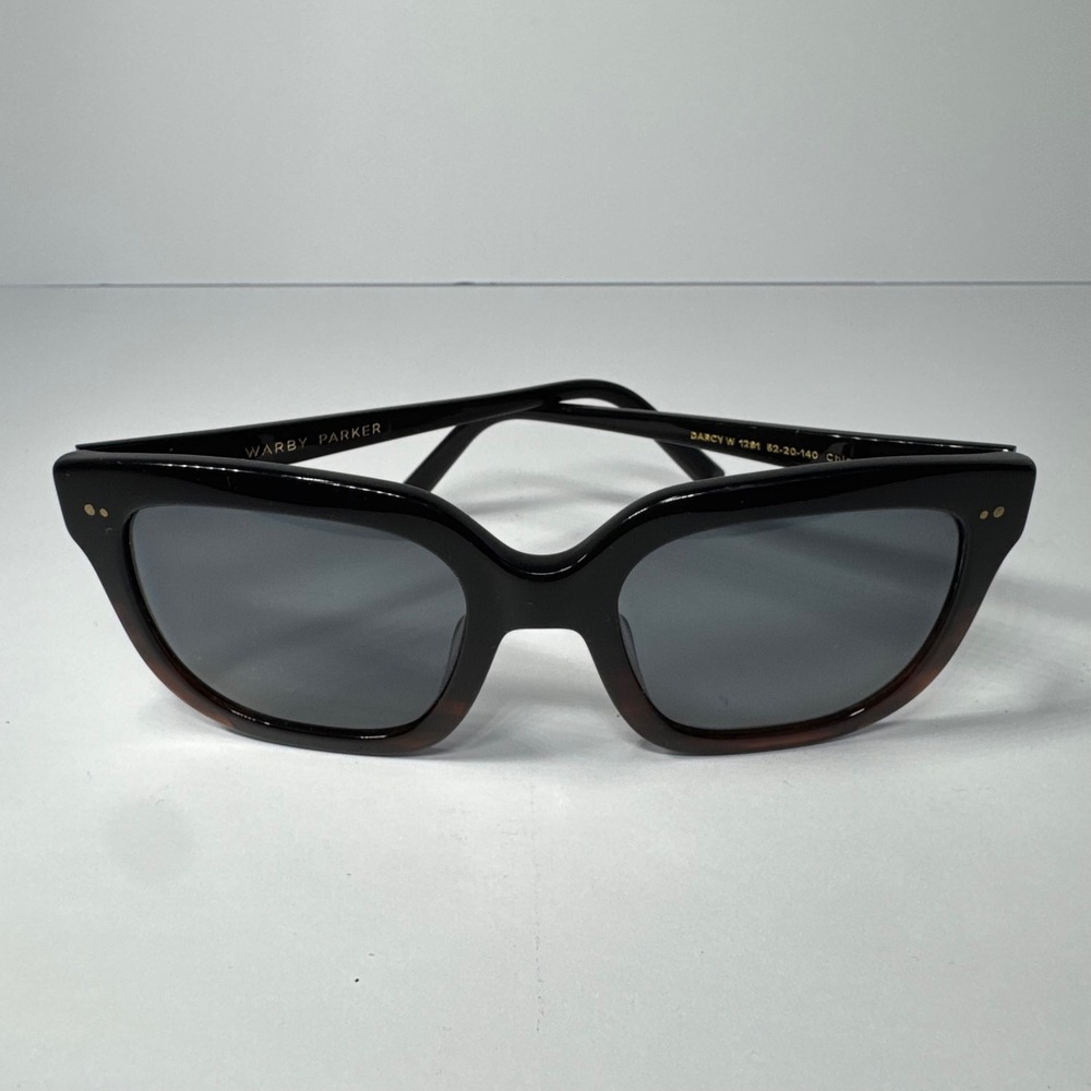 Warby Parker Darcy Sunglasses Black Tortoise Square W 1281 52-20-140 Women's